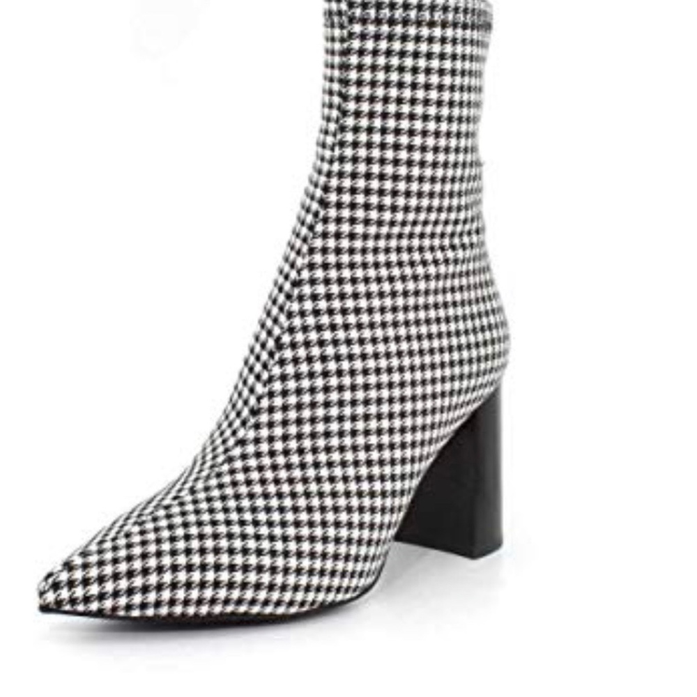 NEW Jeffrey Campbell Houndstooth Booties (Size 7)